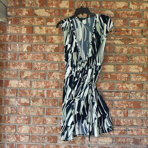 Banana Republic Multicolored Wrap Dress